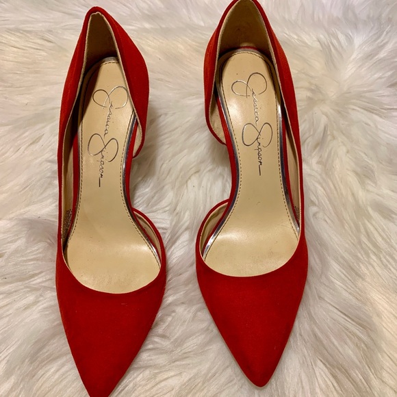 Jessica Simpson Shoes - Jessica Simpson | Red | Sexy | Elegant | Heels 7.5 Jessica Simpson Shoes - Jessica Simpson | Red | Sexy | Elegant | Heels 7.5